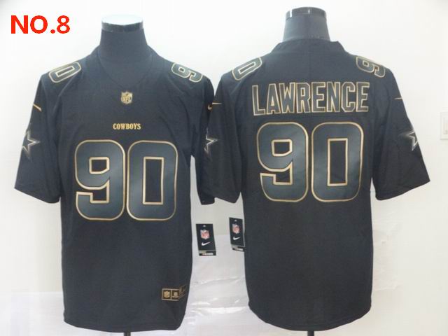 Men's Dallas Cowboys #90 DeMarcus Lawrence Jersey NO.8;